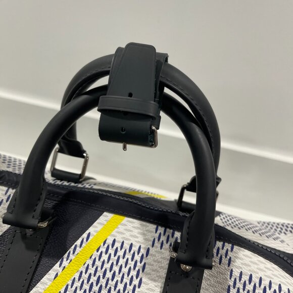 Louis Vuitton Damier Azur Latitude America's Cup Keepall Bandouliere 45 (103394) - Picture 3 of 16